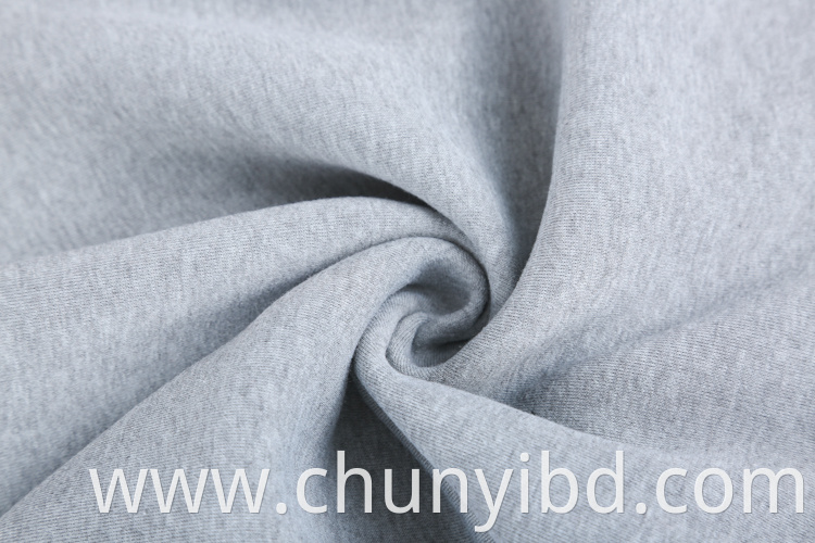 Spun Polyester Fleece Inside brushed fabric